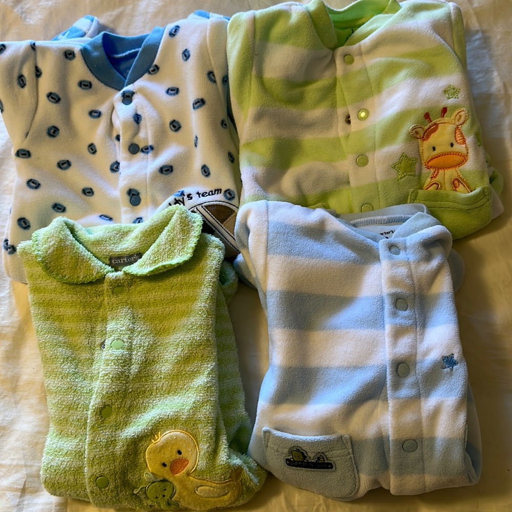 Carters Pajamas - 4 pair bundle